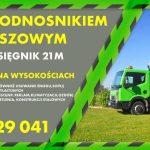 podnośnik koszowy płock, montaż oświetlenia, mycie elewacji i okien, prace ogrodowe, odśnieżanie dachów, usługi podnośnikiem koszowym, podnośnik płock